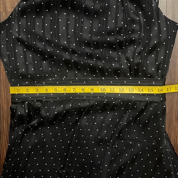 NWT Anthropologie Sachin + Babi Black Polka Dot Halter Midi lace detail Dress 12 - Picture 10 of 15